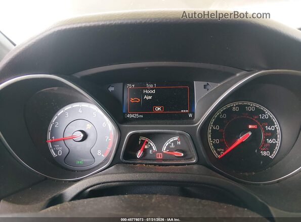 1FADP3L94HL277467 2017 FORD FOCUS ST Gray Vista de los asientos traseros