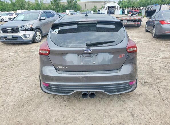 1FADP3L94JL273764 2018 FORD FOCUS Gray უკანა ხედი
