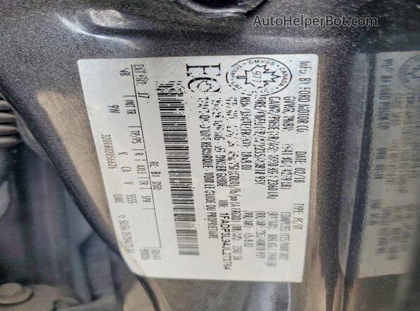1FADP3L94JL273764 2018 FORD FOCUS Gray ძრავის განყოფილების ხედი