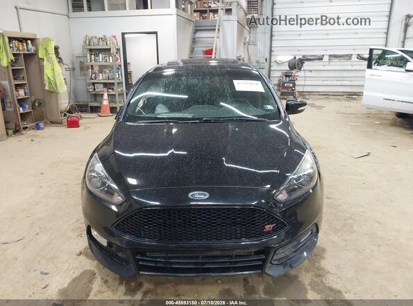 1FADP3L95JL225559 2018 FORD FOCUS ST Black Սարքավորումների վահանակի տեսք