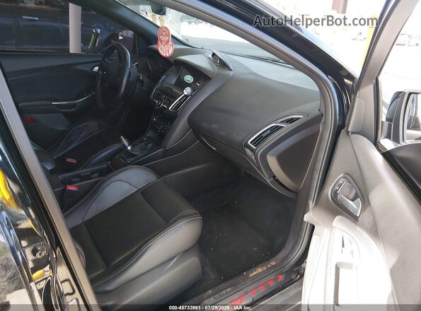 1FADP3L96GL227586 2016 FORD FOCUS ST Black Front interior view