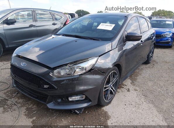 1FADP3L96HL292584 2017 FORD FOCUS ST Gray Vista tres cuartos delantera izquierda