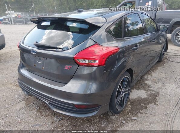 1FADP3L96HL292584 2017 FORD FOCUS ST Gray Trasero derecho