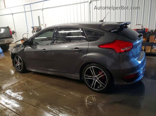 1FADP3L96JL265245 2018 FORD FOCUS Gray Rear left