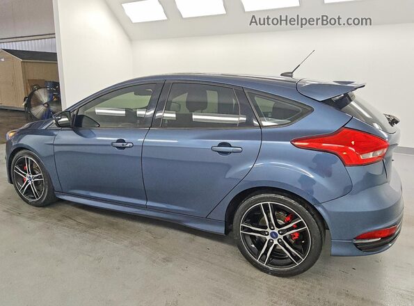 1FADP3L97JL205264 2018 FORD FOCUS Blue Trasero izquierdo