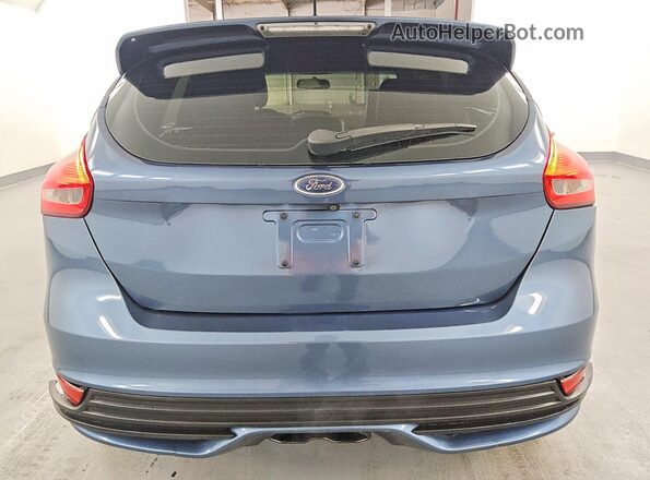 1FADP3L97JL205264 2018 FORD FOCUS Blue Vista trasera