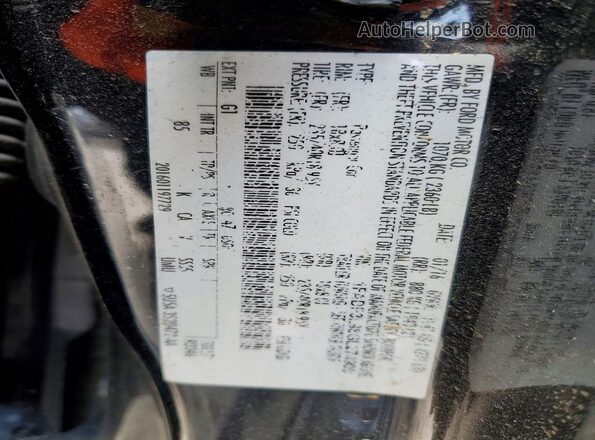 1FADP3L98GL274909 2016 FORD FOCUS Black Widok wnętrza 360 stopni
