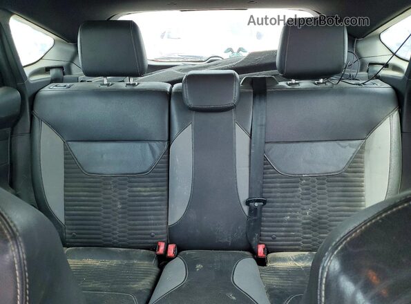 1FADP3L98GL274909 2016 FORD FOCUS Black Widok tylnych siedzeń