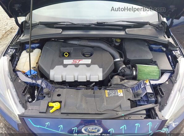 1FADP3L98GL375710 2016 FORD FOCUS ST Blue Вид ззаду