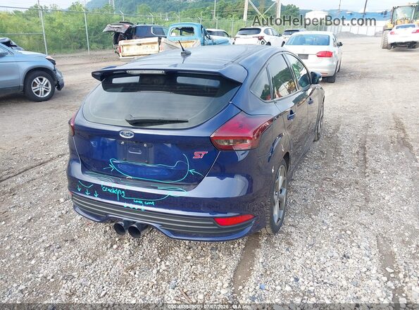1FADP3L98GL375710 2016 FORD FOCUS ST Blue Задня права чверть