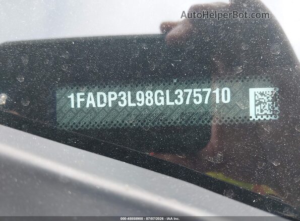 1FADP3L98GL375710 2016 FORD FOCUS ST Blue Вид підкапотного простору