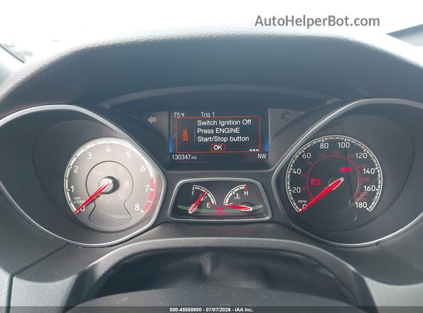 1FADP3L98GL375710 2016 FORD FOCUS ST Blue Вид задніх сидінь