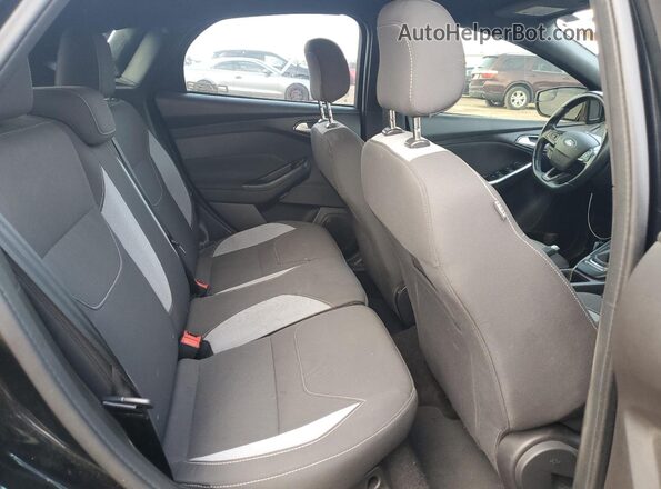 1FADP3L98HL270134 2017 FORD FOCUS Black Rear seats view