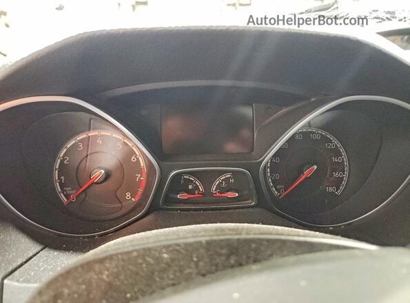 1FADP3L98HL326783 2017 FORD FOCUS White Instrument cluster view