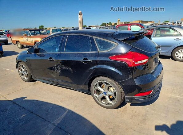 1FADP3L98JL222851 2018 FORD FOCUS Black Tył lewy