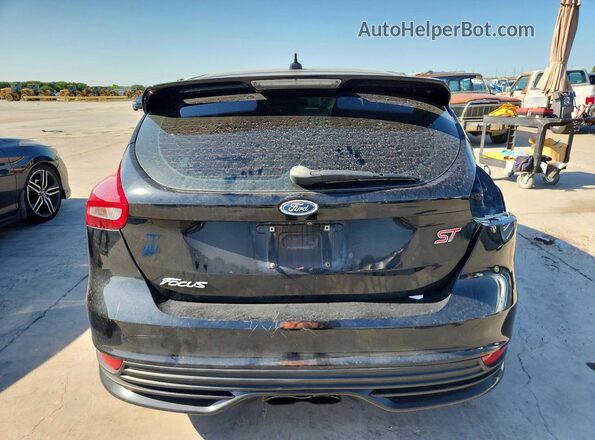 1FADP3L98JL222851 2018 FORD FOCUS Black Widok z tyłu