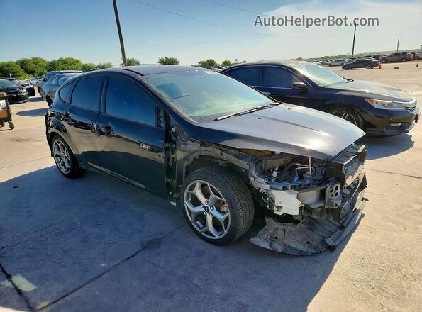 1FADP3L98JL222851 2018 FORD FOCUS Black Przód prawy