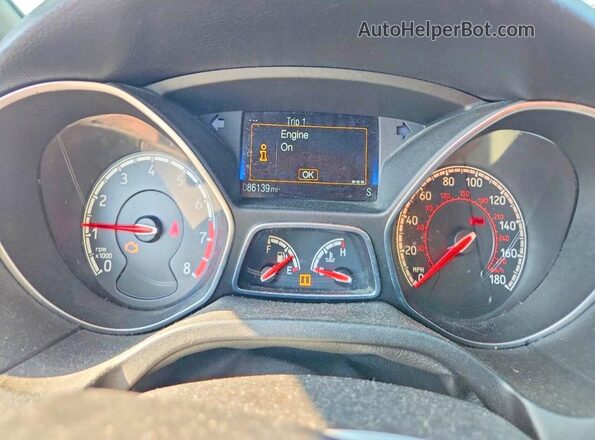 1FADP3L98JL222851 2018 FORD FOCUS Black Widok zestawu wskaźników