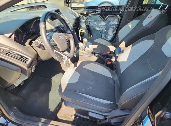 1FADP3L98JL222851 2018 FORD FOCUS Black Widok wnętrza z przodu