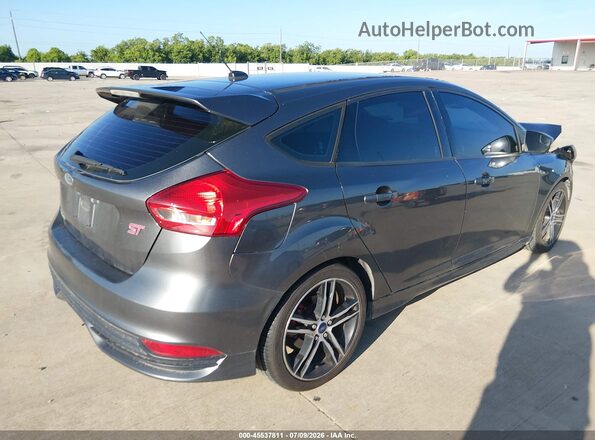 1FADP3L98JL331911 2018 FORD FOCUS ST Серый Задняя правая четверть