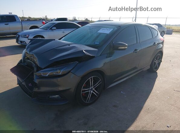 1FADP3L98JL331911 2018 FORD FOCUS ST Серый Передняя левая четверть
