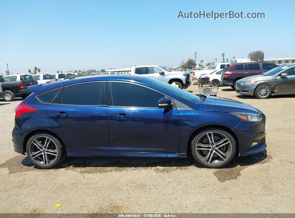 1FADP3L99GL238484 2016 FORD FOCUS ST Blue Widok wnętrza z tyłu