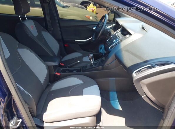 1FADP3L99GL238484 2016 FORD FOCUS ST Blue Widok wnętrza z przodu