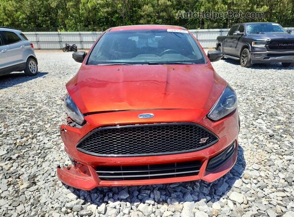 1FADP3L99JL289586 2018 FORD FOCUS Orange Դիմացի տեսք