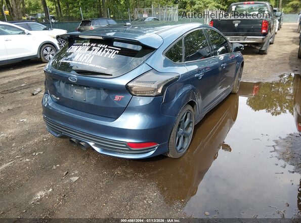 1FADP3L99JL332257 2018 FORD FOCUS ST Синий Задняя правая четверть