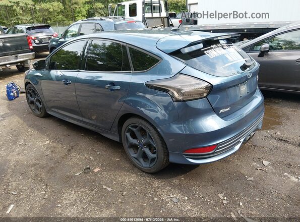 1FADP3L99JL332257 2018 FORD FOCUS ST Синий Задняя левая четверть
