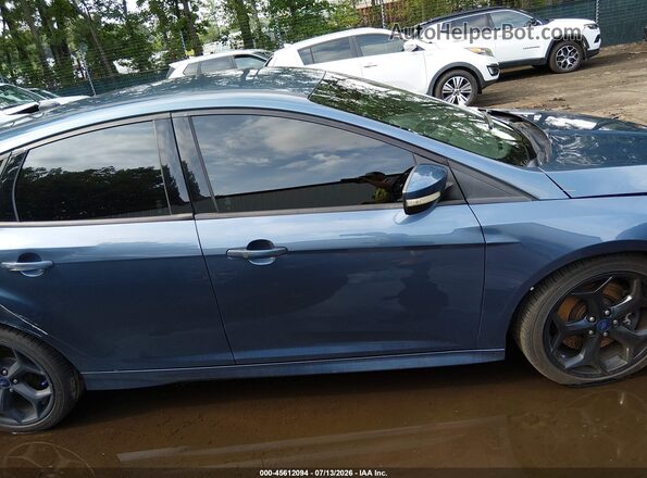 1FADP3L99JL332257 2018 FORD FOCUS ST Синий Вид задней части салона