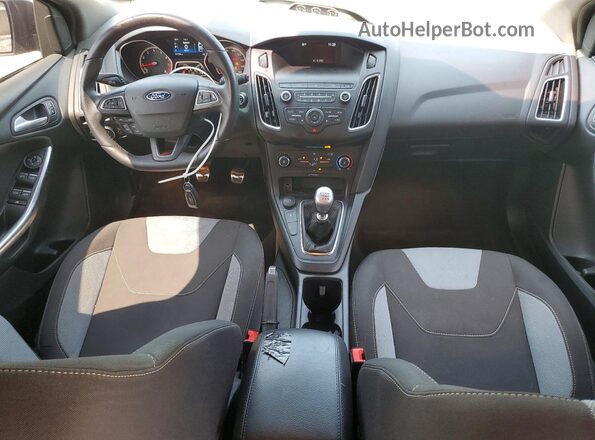 1FADP3L99JL332274 2018 FORD FOCUS Gray Առջևի վահանակի տեսք