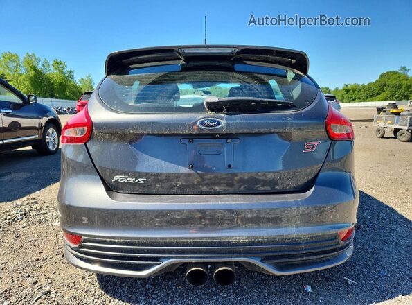 1FADP3L9XGL308560 2016 FORD FOCUS Gray Rear view