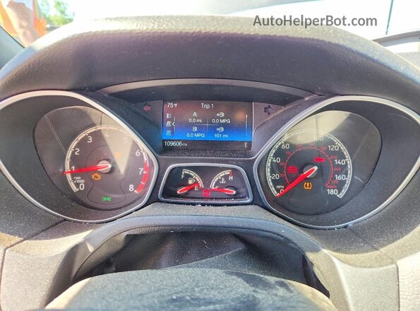 1FADP3L9XGL308560 2016 FORD FOCUS Gray Instrument cluster view