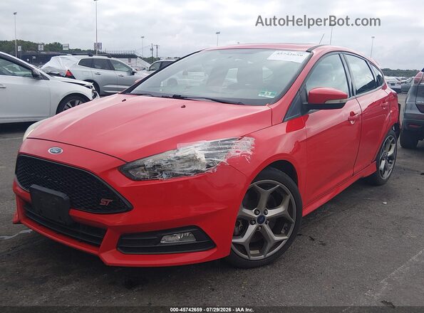 1FADP3L9XHL234140 2017 FORD FOCUS Red Передня ліва чверть