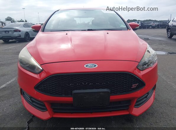 1FADP3L9XHL234140 2017 FORD FOCUS Red Вид щитка приладів