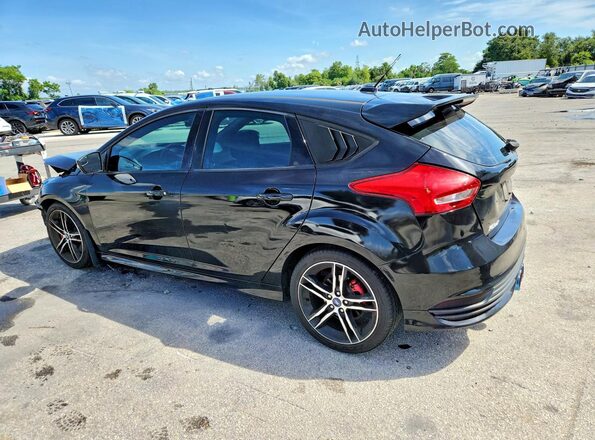 1FADP3L9XJL232412 2018 FORD FOCUS Black Հետևի ձախ
