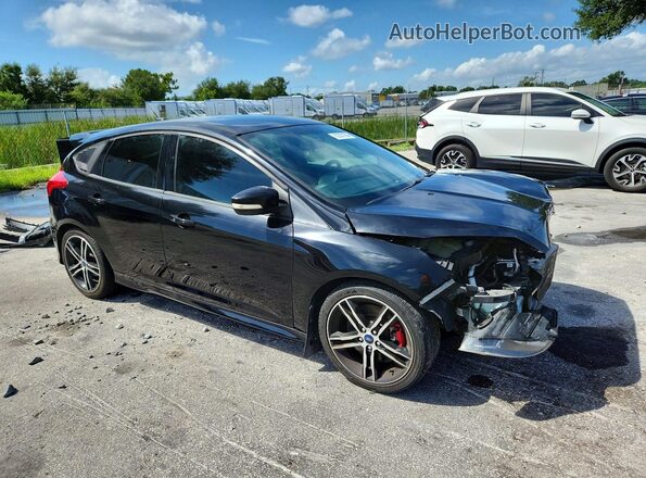1FADP3L9XJL232412 2018 FORD FOCUS Black Առջևի աջ