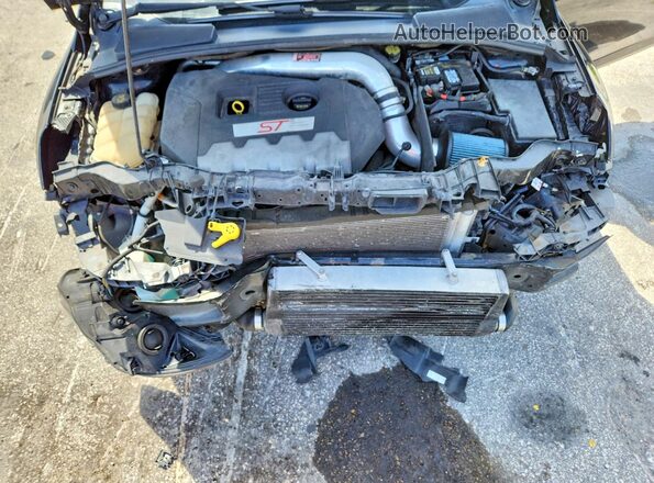 1FADP3L9XJL232412 2018 FORD FOCUS Black Սալոնի հետևի տեսք