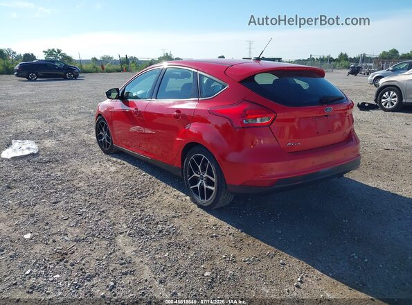 1FADP3M20HL209085 2017 FORD FOCUS Red Задня ліва чверть