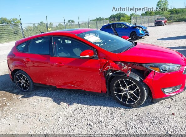1FADP3M20HL209085 2017 FORD FOCUS Red Вид спереду