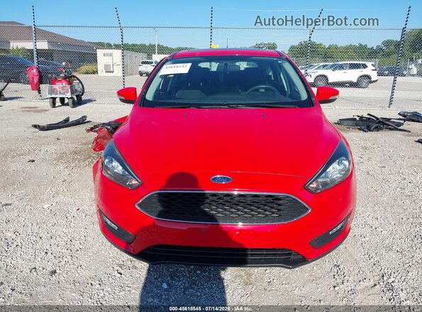 1FADP3M20HL209085 2017 FORD FOCUS Red Вид щитка приладів