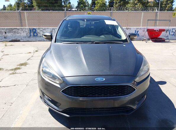 1FADP3M21JL230985 2018 FORD FOCUS Gray Вид щитка приладів