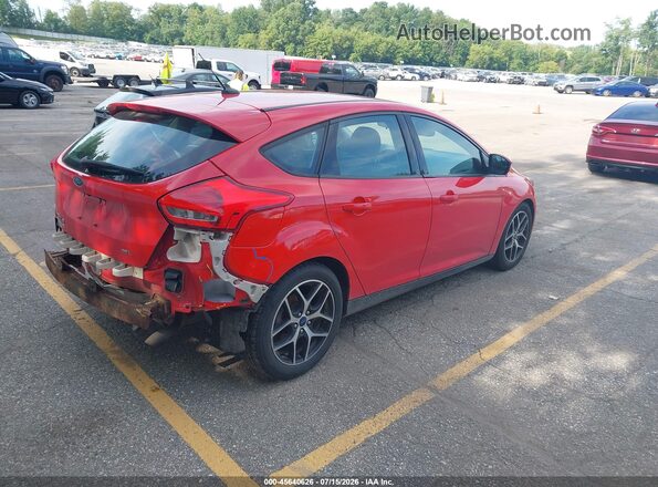 1FADP3M23HL299011 2017 FORD FOCUS Red Հետևի աջ