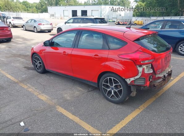 1FADP3M23HL299011 2017 FORD FOCUS Red Հետևի ձախ