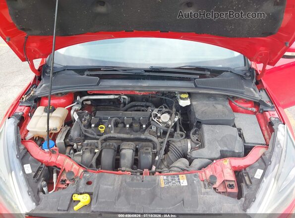 1FADP3M23HL299011 2017 FORD FOCUS Red Հետևի տեսք