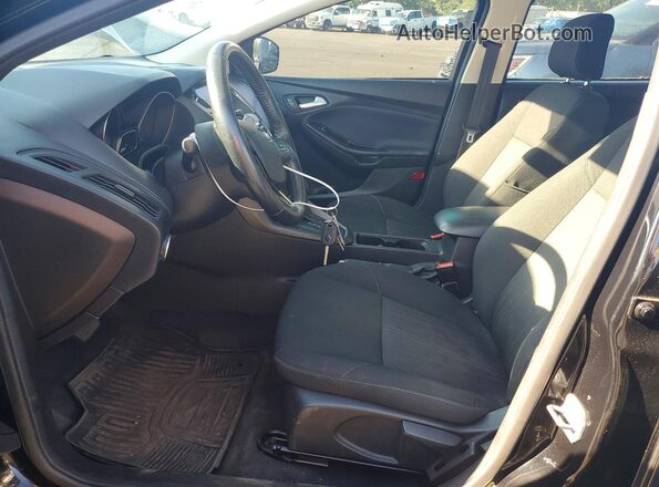 1FADP3M24JL224582 2018 FORD FOCUS Black Вид салону спереду