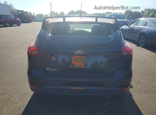 1FADP3M24JL224582 2018 FORD FOCUS Black Вид ззаду