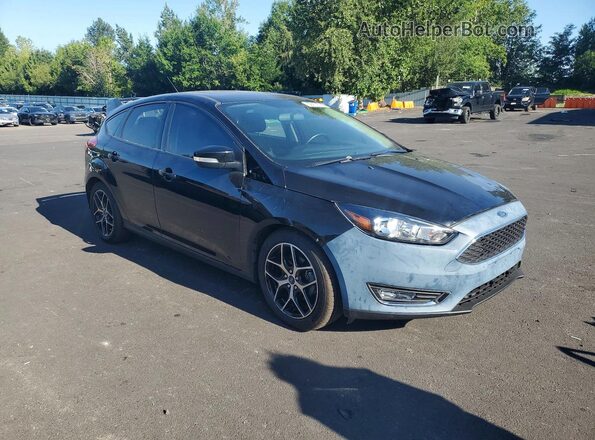 1FADP3M24JL224582 2018 FORD FOCUS Black Передня права чверть