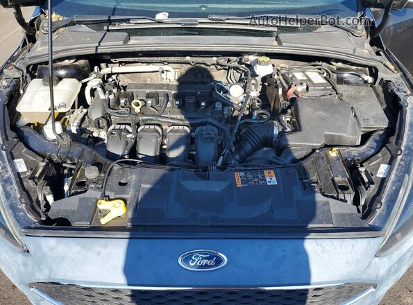 1FADP3M24JL224582 2018 FORD FOCUS Black Вид задньої частини салону
